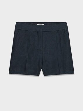 Aritzia limitless short mini cruise linen navy